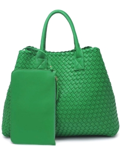 Fashion Ithaca Tote Bag 11518-UE GREEN